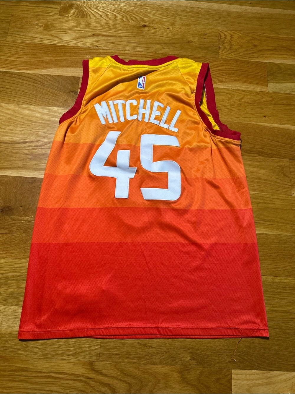 Nike NBA Utah Jazz Donovan Mitchell Sunset Gradient City Edition Jersey Large 48